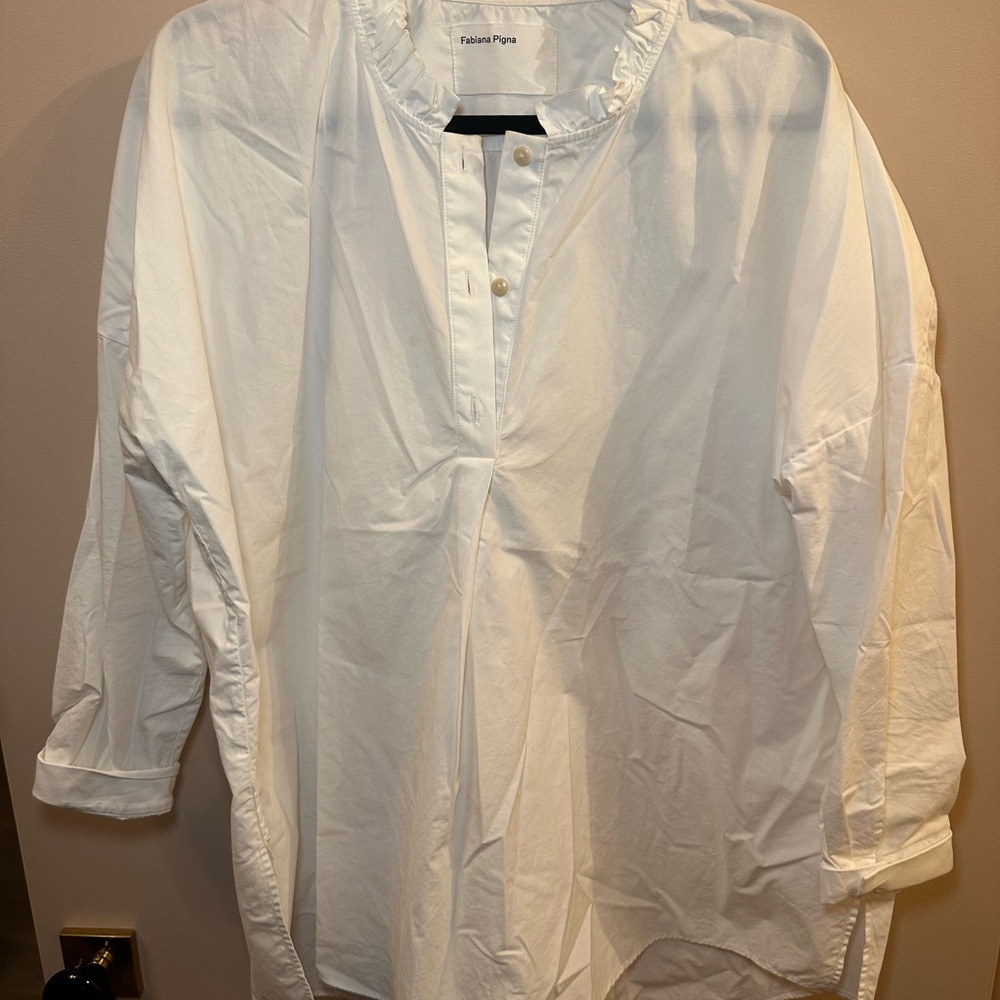 Fabiana Pigna White Blouse - XL